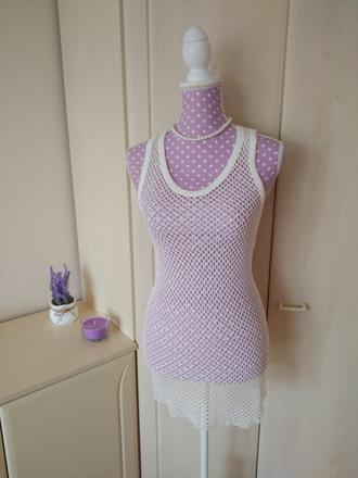 Sietkovany top na plavky, l