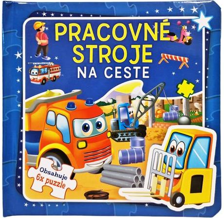 Pracovné stroje na ceste 6x puzzle,