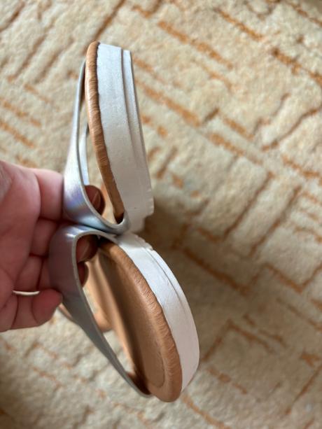 Sandálky comer striebornometalicke, 39