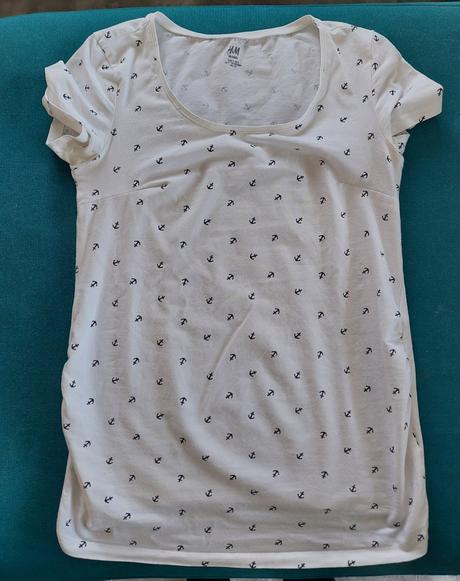 Tehotenské tričko, h&m,s