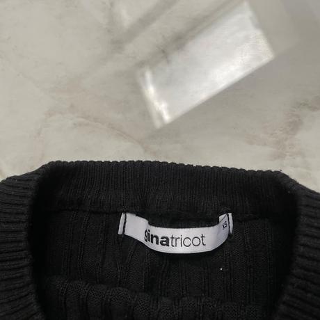 Rebrovaný sveter s krátkym, xs