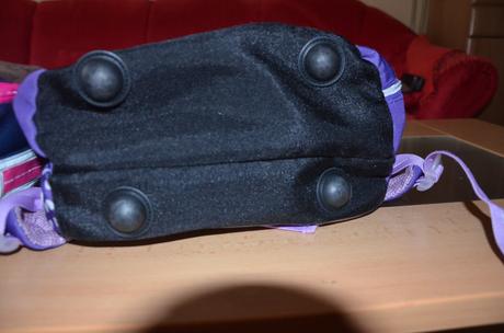 Školská taška topgal fialová s lienkou, 