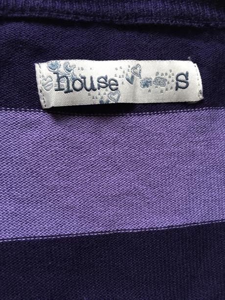 Fialový dlhý sveter s vreckami, house,s