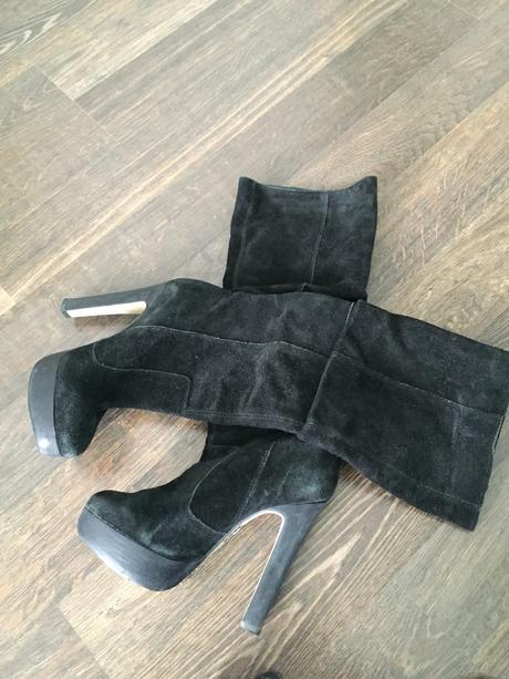 Dlhé čižmy buffalo, baťa,37