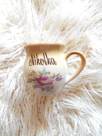 Keramický hrnček s menom nikolka, 