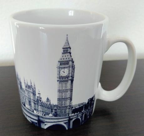 Oficiálny hrnček londýn big ben a červený autobus, 