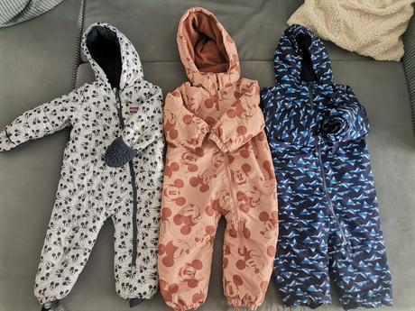 3x zimný overal, lupilu,92