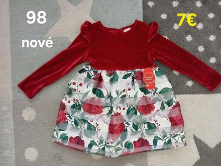 Zamatove vianocne saty 98, 98