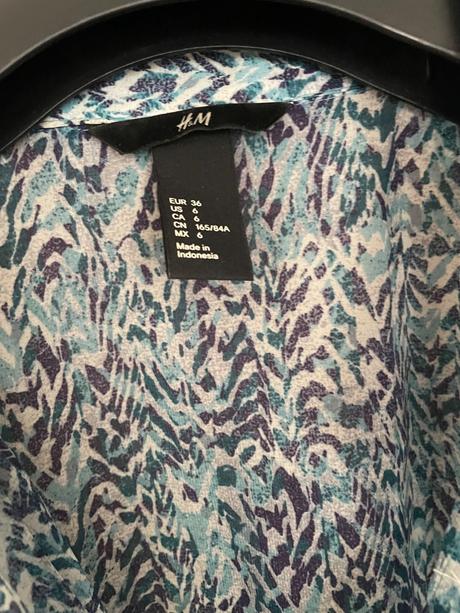 Modra bluzka hm, h&m,36