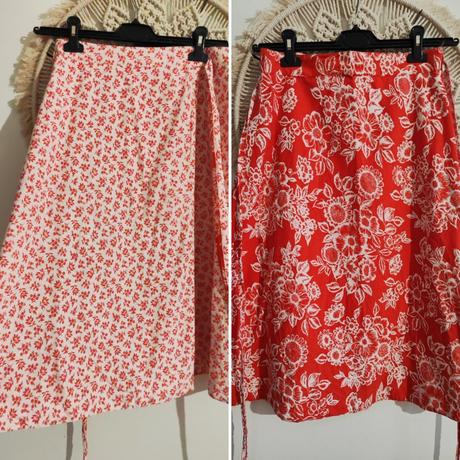 Obojstranná viazacia sukňa, 