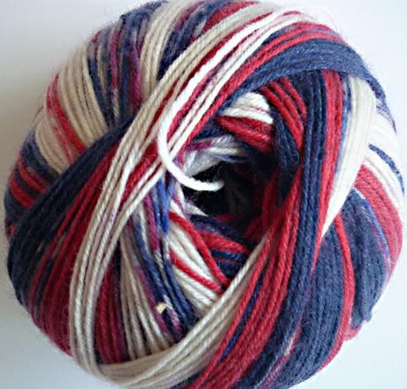 Vlna pletacia priadza regia multicolor č.03754,