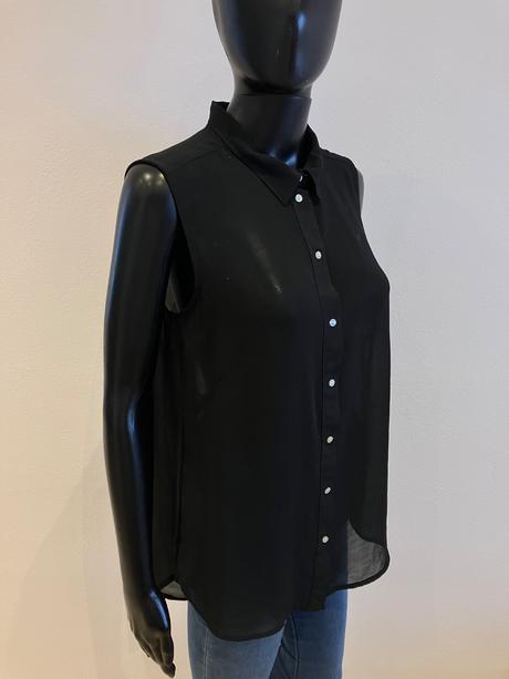 Dámska čierna letná blúzka h&m (m), h&m,m