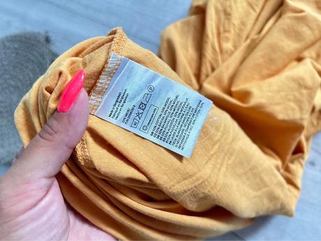 Horčicové maxi šaty na ramienka,, h&m,l