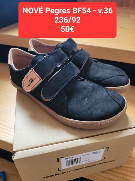 Kožené pegres bf54 v.36, pegres,36