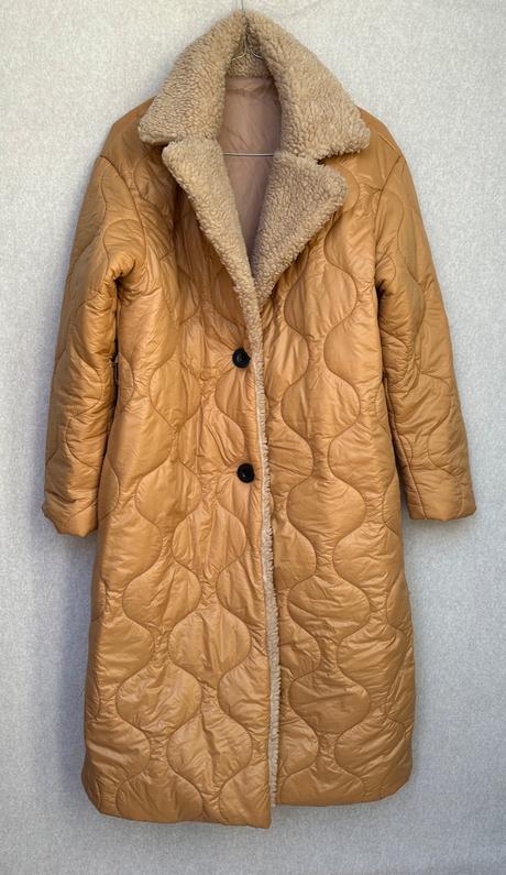 Zimný prešívaný kabát, s