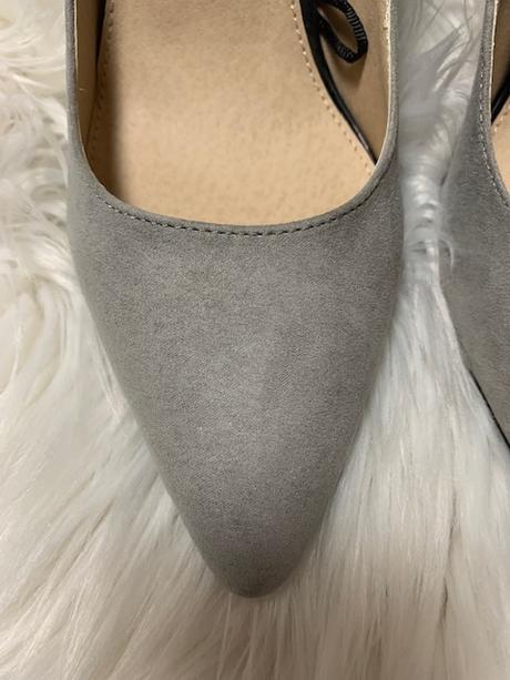 Semišové sivé lodičky značky reserved, reserved,40