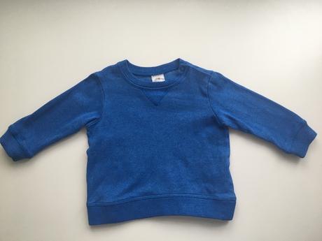 Modrý pulóver, h&m,68