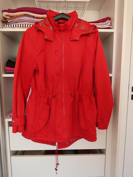 Dámska jarná dlhšia bunda bonprix veľkosť 46 + 48, bonprix,46