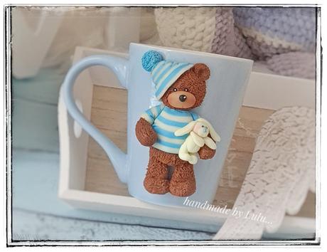 Milé hrnceky , ktoré v noci svietia, rucne modelov,