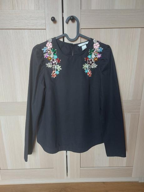 Vysivana bluzka, h&m,xs