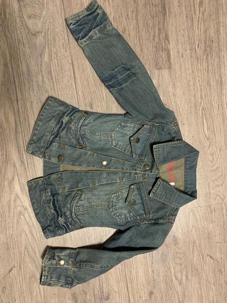 Rifľová bunda, denim,104