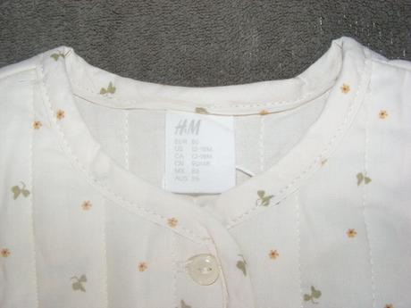 Jarná prešívaná bundička h&m - 80/86, h&m,80 / 86