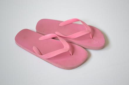 Ružové žabky 34, 34