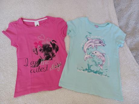 2 letné tričká, palomino,116