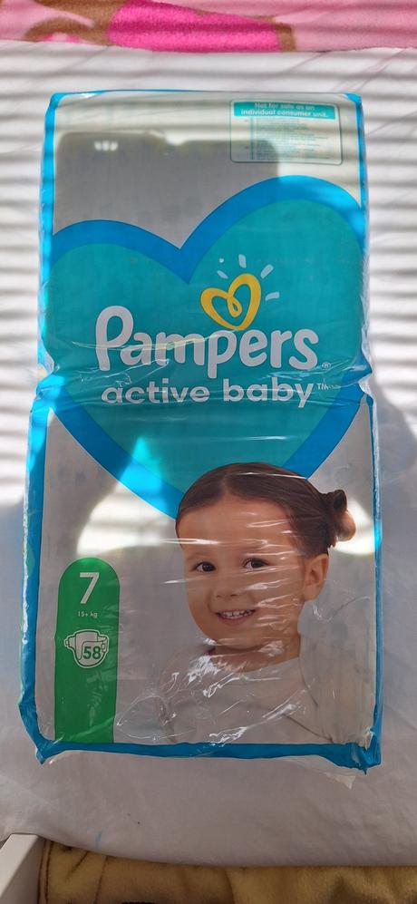 Plienky pampers 7, pampers,11 kg - 25 kg