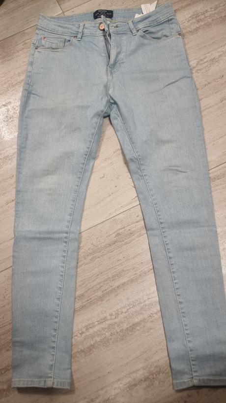 Bledomodre rifle, bershka,38