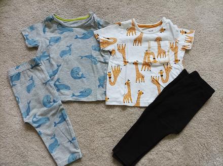 Tričko + legíny, f&f,74