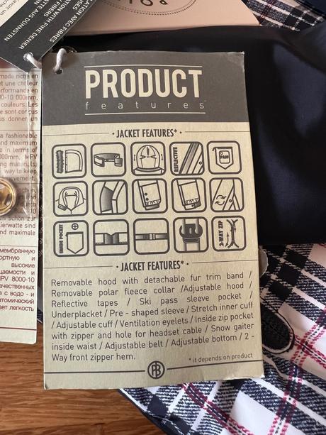 Poivre blanc lyžiarska bunda, 152