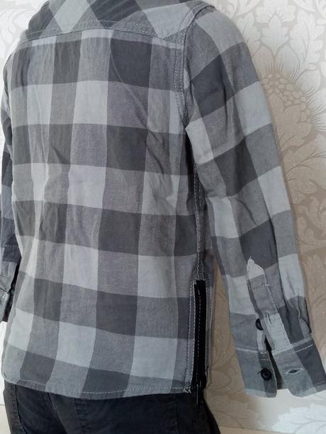 Chlapčenská kockovaná košeľa so zipsami (3-4 r.), dopodopo,104