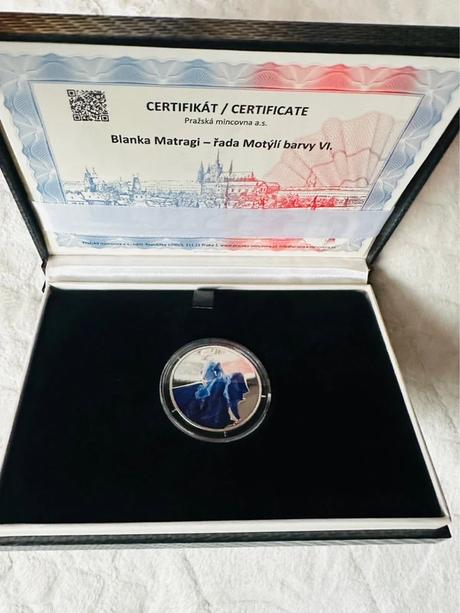 Pamätná strieborná minca blanka matragi, 