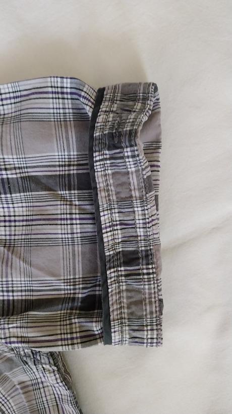 Športová károvaná košeľa s krátkym rukávom., 152