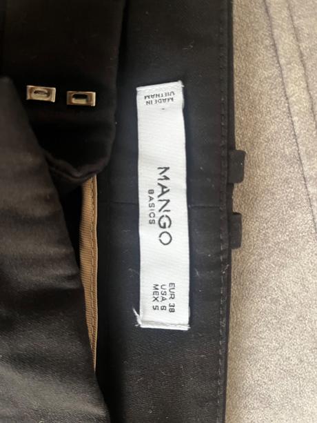Elegantné nohavice, mango,38