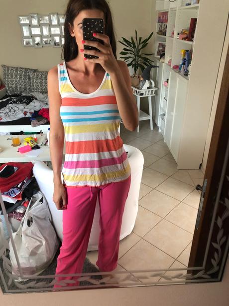 Damskw farebne tielko, f&f,s