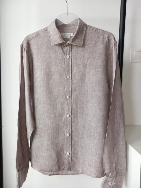 Ľanová košeľa m/l/oversize, l