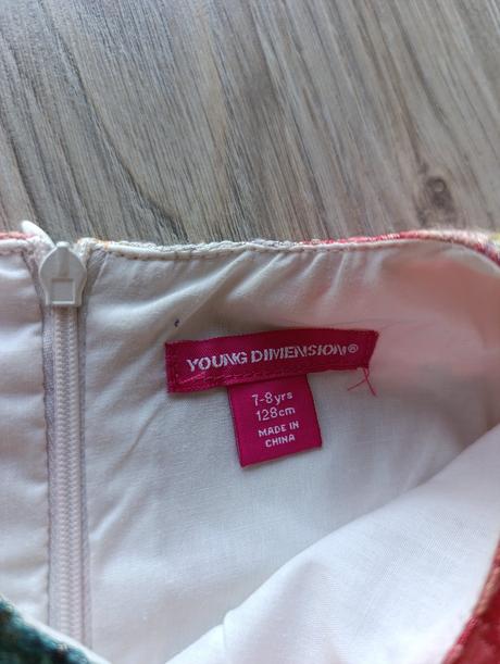 Dievčenské kvetované šaty, young dimension,128