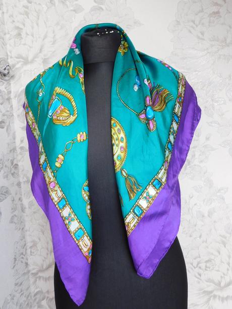 Kvalitná luxusna hodvabna elegantná šatka, xl