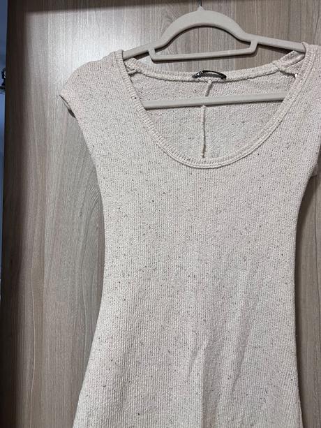 Pieskove midi saty, zara,m