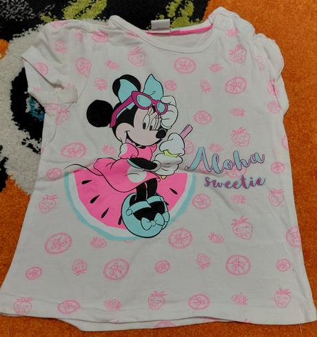 Tričko s krátkym rukávom s minnie disney 86, disney,86