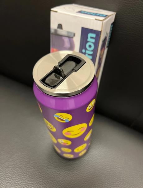 Nová nerezova termoflasa so slamkou 500 ml, 