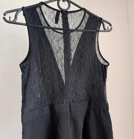 Cierny cipkovany overal, amisu,m