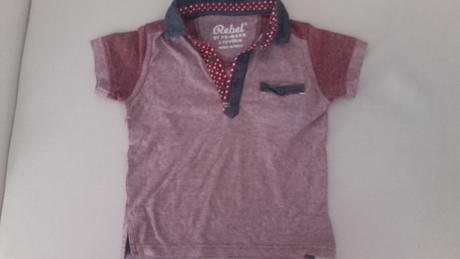 Krasne polo tricko, rebel,98