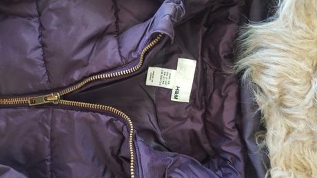 Dievčenská zimná bunda, h&m,98