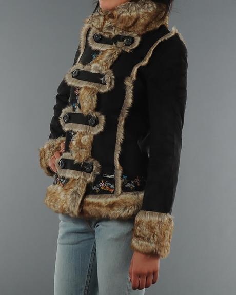 Kožušok, desigual,40