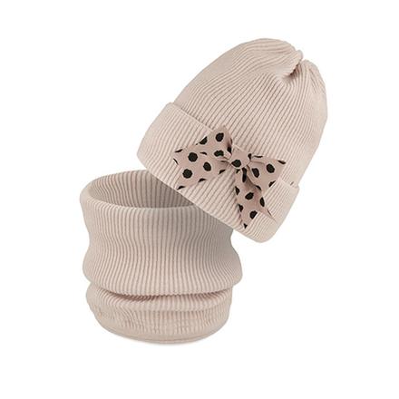 Dievčenská a dámska čiapka s nákrčníkom ajs 50232, ajs,56 / 58