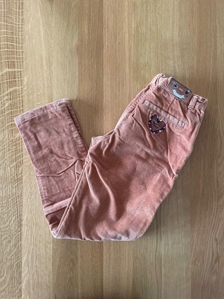 Sergent major horčicové menchestrové nohavice, 146