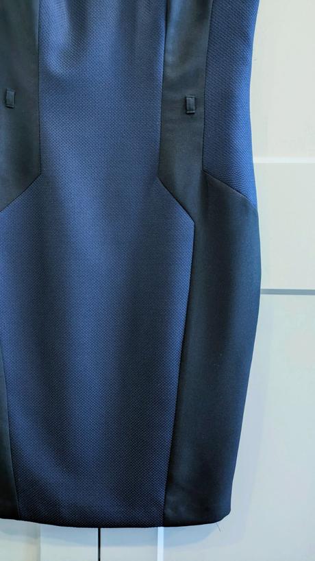 Čierno-modré puzdrové šaty, f&f,l